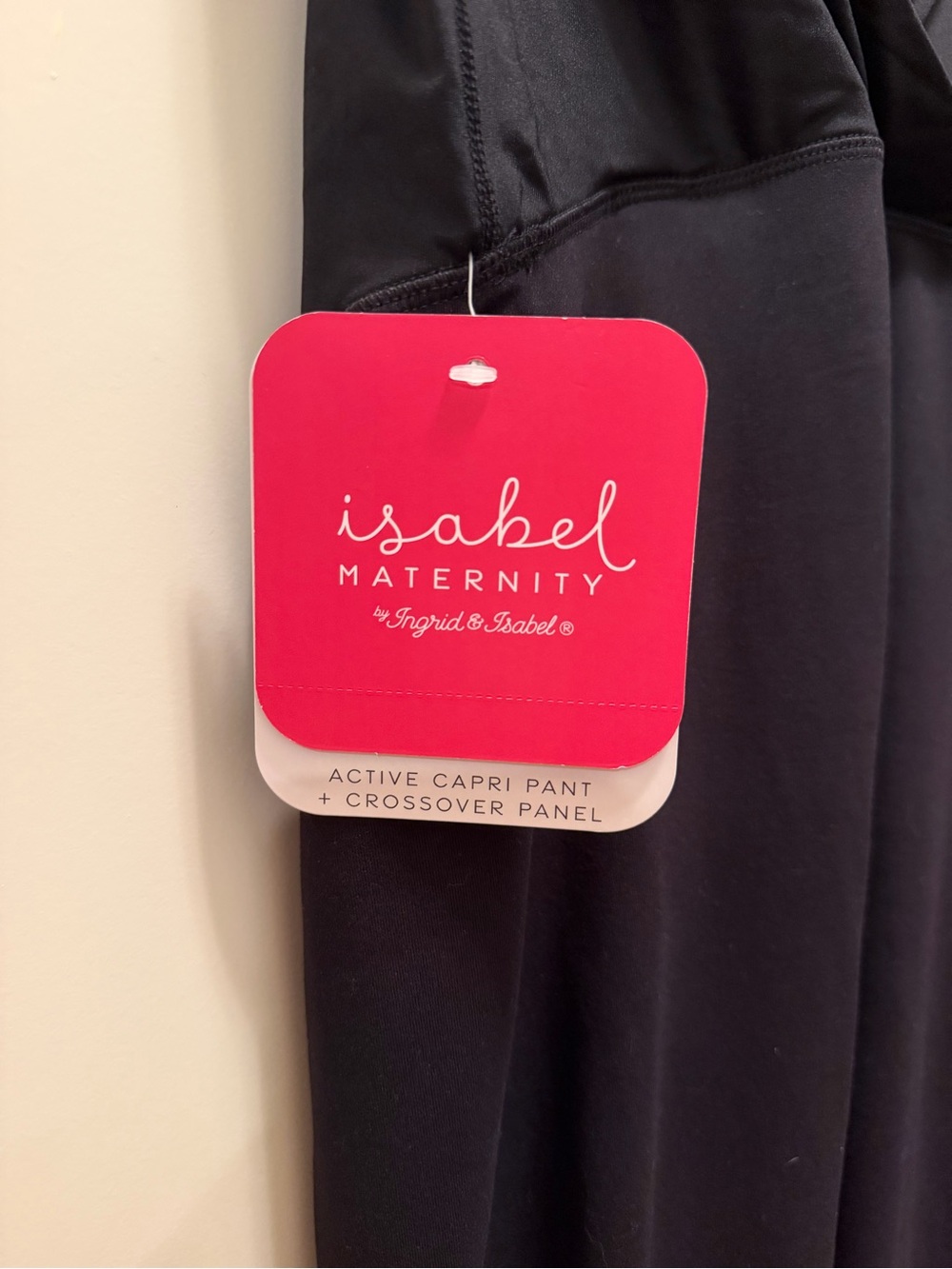 NWT Isabel Maternity by Ingrid & Isabel Black Maternity Leggings - Picture 10 of 10
